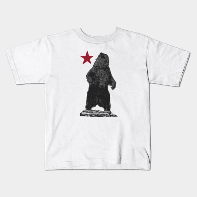 California Rising Kids T-Shirt by wawann